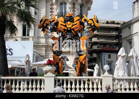 TRANSFORMERS: REVENGE OF THE FALLEN BumbleBee Cannes Film Festival, 2009       Date: 2009 Stock Photo