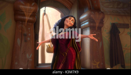 TANGLED aka RAPUNZEL DONNA MURPHY voices Mother Gothel TANGLED     Date: 2010 Stock Photo