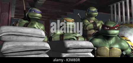 TMNT Donatello, Michelangelo, Leonardo and Raphael TMNT Date: 2007 Stock  Photo - Alamy