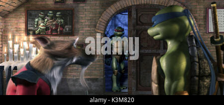 TMNT Raphael and Leonardo TMNT Date: 2007 Stock Photo - Alamy
