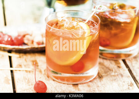 old fashion martini, cocktail Stock Photo