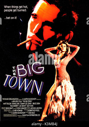 THE BIG TOWN [US 1987] MATT DILLON, DIANE LANE     Date: 1987 Stock Photo