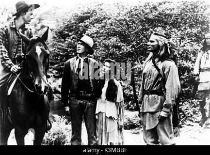 BROKEN ARROW [US 1950] [?], JAMES STEWART, DEBRA PAGET, JEFF CHANDLER     Date: 1950 Stock Photo