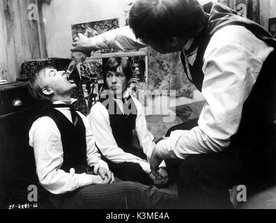 IF... [BR 1968] MALCOLM MCDOWELL, RICHARD WARWICK [centre], DAVID WOOD     Date: 1968 Stock Photo