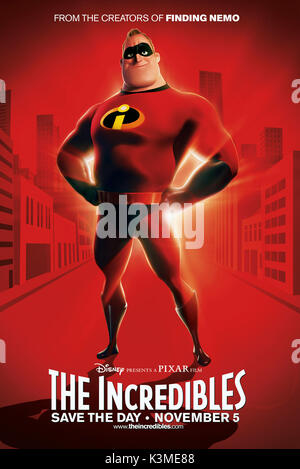 THE INCREDIBLES [US 2004] CRAIG T. NELSON voices Bob Parr / Mr. Incredible     Date: 2004 Stock Photo