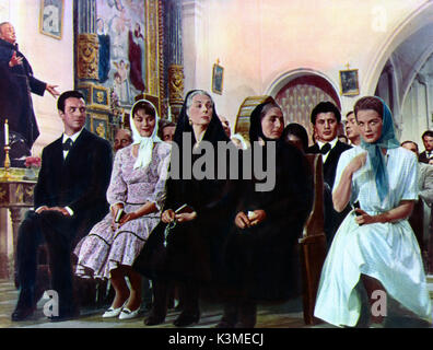 JESSICA [US / FR / IT 1962] ANTONIO CIFARIELLO, DANIELLE DE METZ, AGNES MOOREHEAD, [?], [?], ANGIE DICKINSON     Date: 1962 Stock Photo