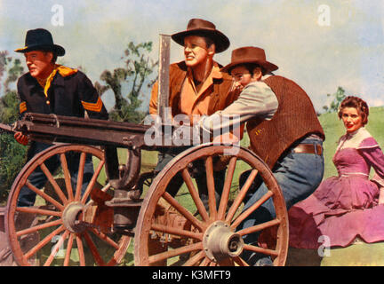 SIEGE AT RED RIVER [US 1954] ED RAND, VAN JOHNSON, JEFF MORROW     Date: 1954 Stock Photo