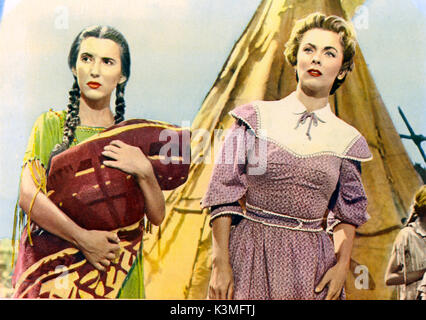 SIEGE AT RED RIVER [US 1954] PILAR DEL REY, JOANNE DRU     Date: 1954 Stock Photo