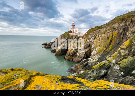 Baily lighthouse, Howth, County Dublin, Ireland, Europe. Stock Photo