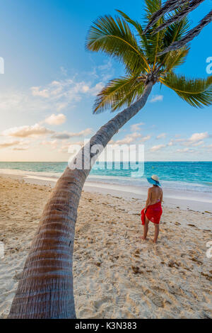 Bavaro Beach, Bavaro, Higuey, Punta Cana, Dominican Republic. (MR). Stock Photo