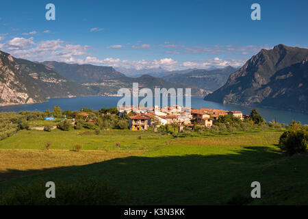 Montisola, Iseo lake, Brescia, Lombardy, Italy Stock Photo