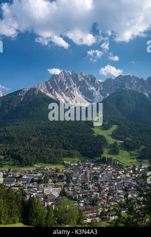 San Candido/Innichen, Dolomites, South Tyrol, Italy. The village of San Candido/Innichen Stock Photo