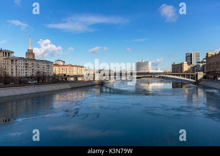 Russia, Moscow, the Moskva river Stock Photo