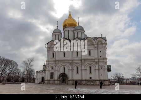 Russia, Moscow, Cathedral of the Archangel in the Moscow Kremlin Stock Photo
