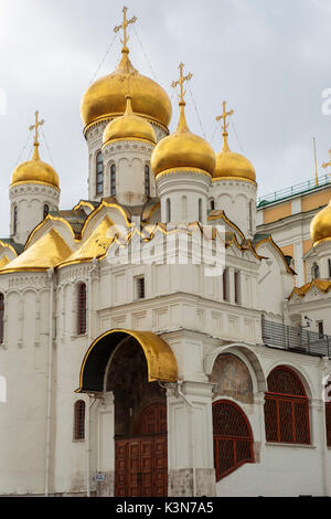 Russia, Moscow, The Cathedral of the Annunciation in the Moscow Kremlin Stock Photo