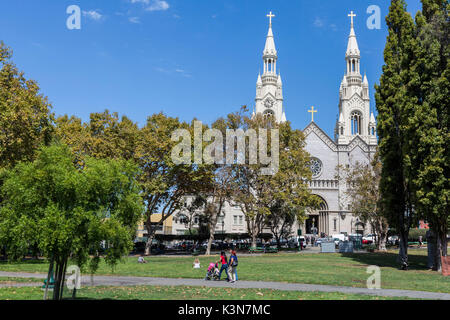 Saints Peter and Paul Church, San Franisco, Marin County, California, USA. Stock Photo