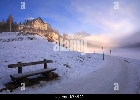 St. Moritz, Maloja district, Grigioni canton, Switzerland Stock Photo