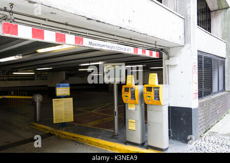 Michael Blampied's Welbeck Street car park on Welbeck Street, London, W1, UK Stock Photo