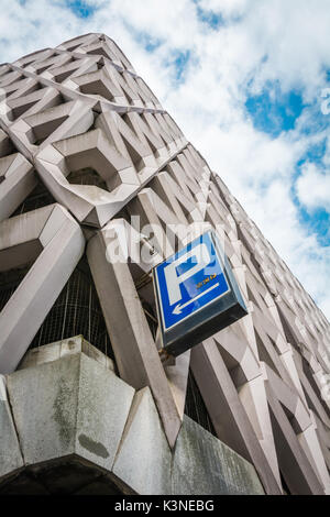 Michael Blampied's Welbeck Street car park on Welbeck Street, London, W1, UK Stock Photo