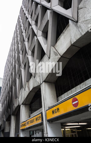 Michael Blampied's Welbeck Street car park on Welbeck Street, London, W1, UK Stock Photo