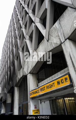 Michael Blampied's Welbeck Street car park on Welbeck Street, London, W1, UK Stock Photo