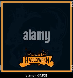 halloween vector background Stock Vector