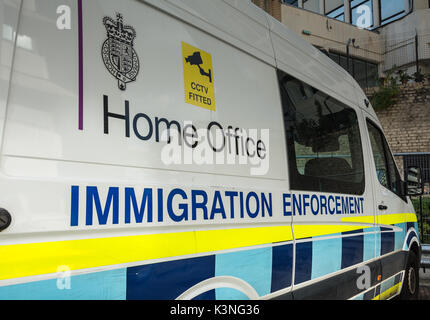 Home Office Immigration Enforcement vehicle in Southwark, London, SE1, U.K. Stock Photo