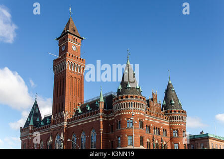 Helsingborg City Town Hall in Sweden Stock Photo