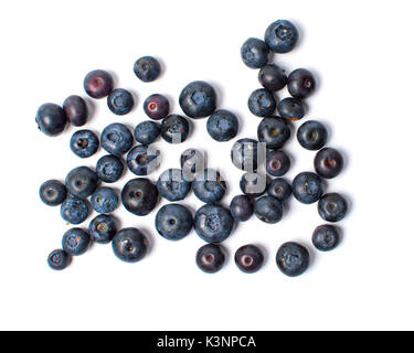 Blueberry fruit isolated on a white background Stock Photo