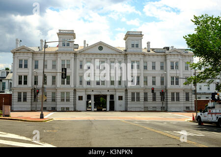 Latrobe Gate (Main Gate), Washington Navy Yard, M Street SE, Washington DC Stock Photo