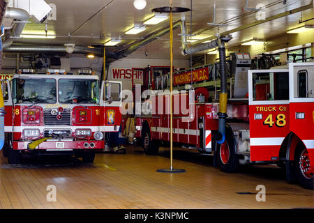 District of Columbia Fire and Emergency Medical Services Department Engine Company 18, 414 8th Street SE, Washington DC Stock Photo