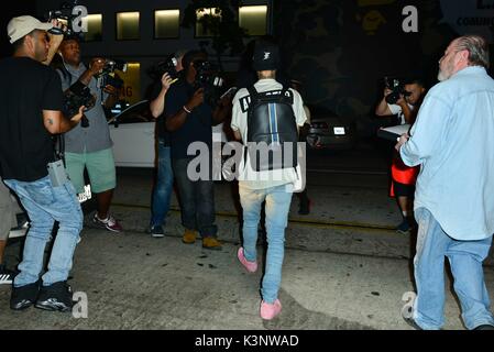 Justin Bieber after a Maxfield store appearance in West Hollyood  Featuring: Justin Bieber Where: West Hollywood, California, United States When: 04 Aug 2017 Credit: WENN.com Stock Photo