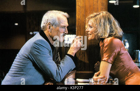 THE COLOR OF MONEY [US 1988]  PAUL NEWMAN as Fast Eddie Felson, HELEN SHAVER     Date: 1988 Stock Photo