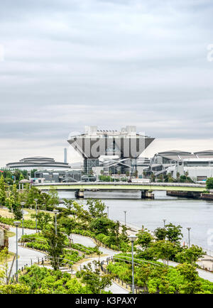 Tokyo Big Sight, known as Tokyo International Exhibition Center, Ariake, Japan Stock Photo