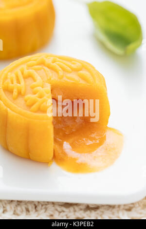 Mooncake Kind Delicious Mooncake, a kind of traditional Chinese Snack for Mid-Autumn ...
