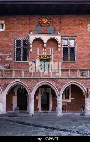 Krakow, Poland, Centre Europe. Collegium Maius is Jagiellonian University's oldest building. Stock Photo