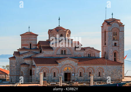 Plaosnik Or Saint Kliment Church, Macedonia Stock Photo