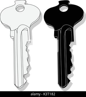 Key isolated illustration set Stock Vector Image & Art - Alamy