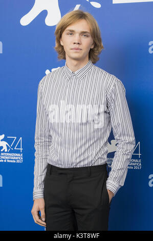 Venice, Italy. 01st Sep, 2017. Charlie Plummer during the 'Lean on Pete' photocall at the 74th Venice International Film Festival at the Palazzo del Casino on September 01, 2017 in Venice, Italy | usage worldwide Credit: dpa/Alamy Live News Stock Photo