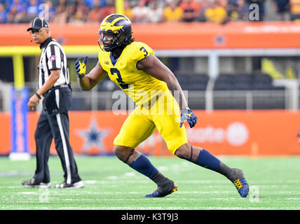 Green Bay, WI, USA. 22nd Sep, 2019. Green Bay Packers linebacker Rashan  Gary #52 reacts after sacking Denver Broncos quarterback Joe Flacco #5  during the NFL Football game between the Denver Broncos