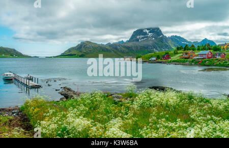 Fredvang, Lofoten Islands, Norway Stock Photo