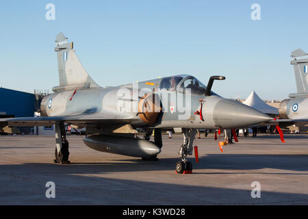 Dassault Mirage 2000 jet fighter of the Greek Air Force Stock Photo