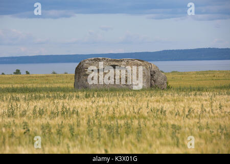 Vättern (Swedish pronunciation: [ˈvɛtːɛɳ] is the second largest lake (by surface area) in Sweden, Stock Photo