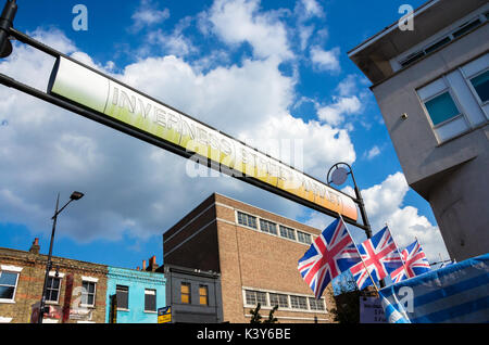 Inverness Street Market in Camden Town, London. Stock Photo