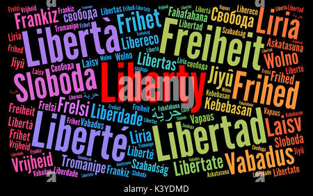 the word freedom in different languages