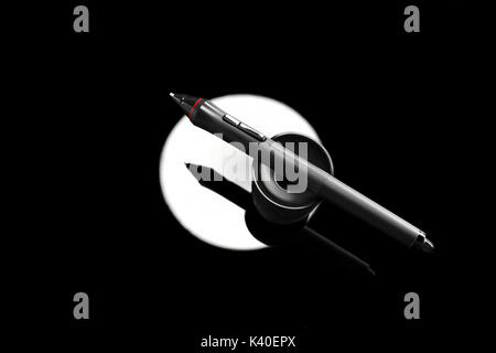 graphic pen for tablet Stock Photo