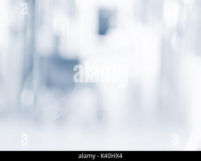 Hospital banner background, Abstract blurred hospital corridor path way  with blank patient bed for background Stock Photo - Alamy