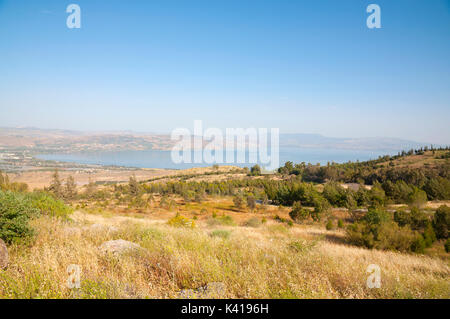 Sea of Galilee, The Golan Heights Stock Photo