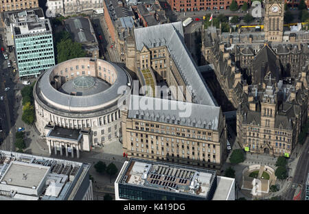 aerial view of Manchester Central Library