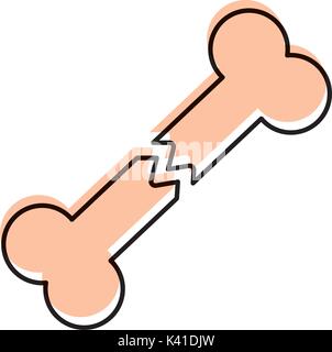 bone fracture human body xray concept icon Stock Vector Image & Art - Alamy
